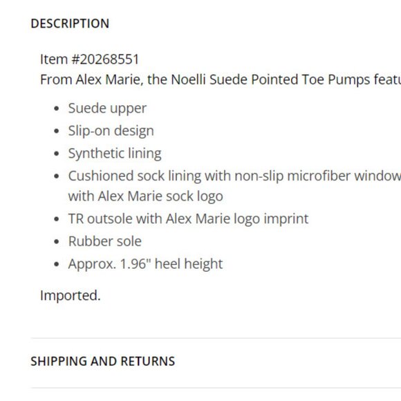 Alex Marie Noelli Navy Pumps size 9 - Picture 3 of 4